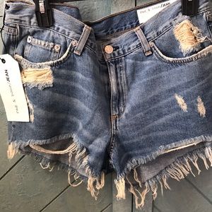 Rag & Bone denim shorts. NEW with tags! Size 30.